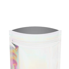 Diamond Holographic Double-Sided Flat Zipper Seal Bags