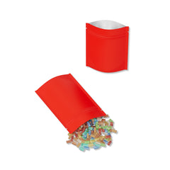 Matte Metalized Foil Stand Strong® Packaging Bags With Zipper Seal