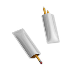 Iron Silver Aluminum SlickSeal™ Stick Pouches Bags with Rounded Corners