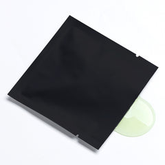 Matte Flat Black Aluminum Foil Open Fill Bags