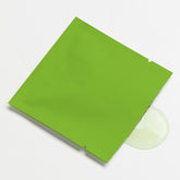 Matte Herbal Green Aluminum Foil Open Fill Bags