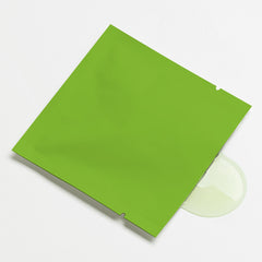 Matte Herbal Green Aluminum Foil Open Fill Bags