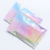 Glossy Rainbow Marble Metallic Foil Flat Zipper Seal Bags - Rainbow Marble