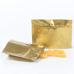 Glossy Trophy Gold Horizontal Mylar Stand Strong® Bags