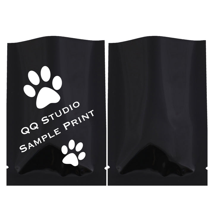 QQ Studio® Glossy Mylar Foil Open Fill Bags (Single Side Print)