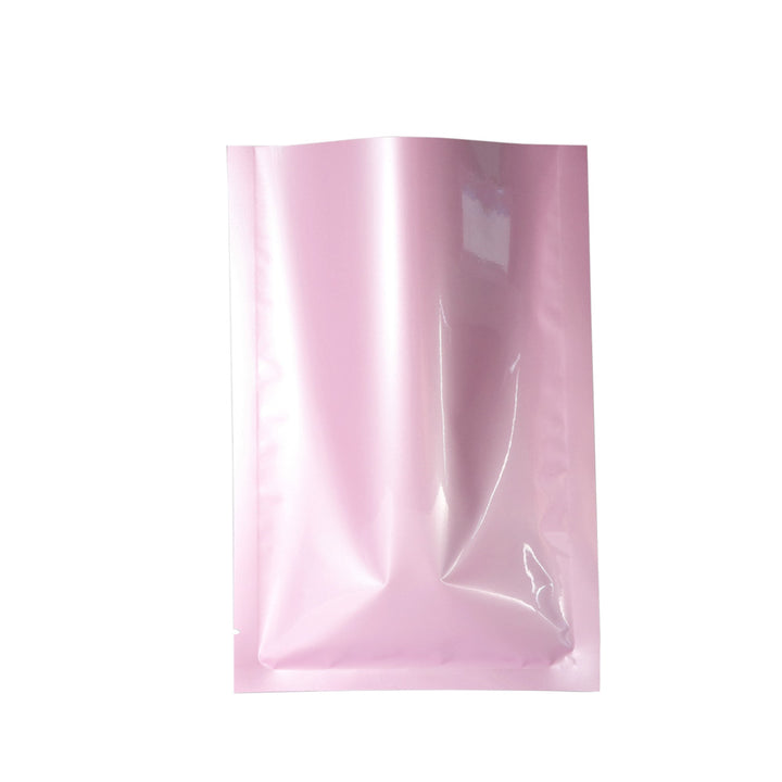 QQ Studio® Glossy Valentine Pink Mylar Foil Open Fill Bags