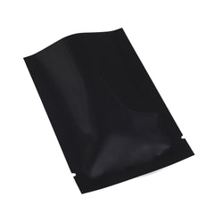 Glossy Mirror Black Mylar Foil Open Fill Bags