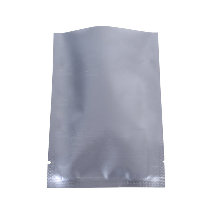 QQ Studio® Matte Nickel Silver Mylar Foil Open Fill Bags