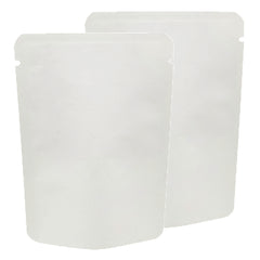 Parchment White Mylar Foil Open Top Bags