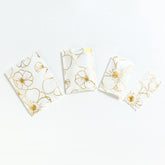 Magnolia White Designed Heat Seal Wrapper Bag