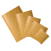 Jack o Lantern Orange Prism Design Aluminum Foil Open Top Bags