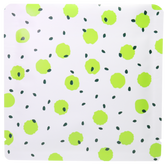White with Kiwi Green Polka Dot Aluminum Open Top Bags