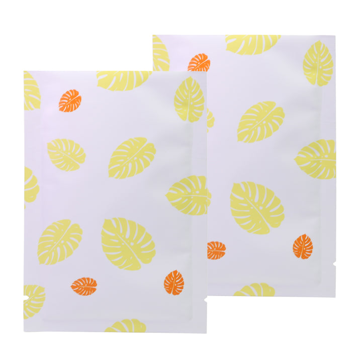 QQ Studio® Autumn Yellow Leaf Design Aluminum Open Top Bags