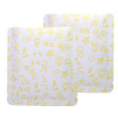 Bumblebee Yellow Graffiti Letters Design Aluminum Open Top Bags