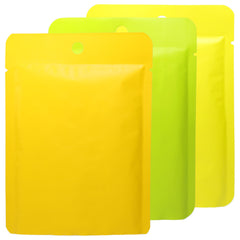 Matte Bottom Fill Aluminum Bags with Round Hang Hole
