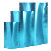 Double-Sided Matte Mylar Open Top Heat Sealable Stand-Up Bag - Metallic Blue