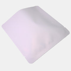Matte Snowy White Aluminum Open Fill Square Bag