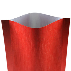 Shimmery Streaky Red Textured Metallized Foil Open Top Bags