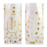 Glossy Fantasy White Plastic Open Fill Pillow Bag