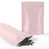 Matte Mylar Foil Stand Strong® Coffee Valve Bags - Perfect Pink