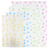 Printed Diamond Design Rice Paper Open Top Bags