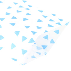 Printed Diamond Design Rice Paper Open Top Bags