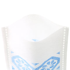 Geometric Crafty Blue Design Non-Woven Open Top Bags