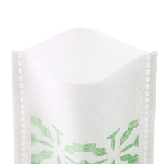 Green Tea Geometric Design Non-Woven Open Top Bags