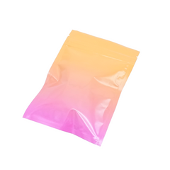 Glossy Double-Sided Twilight Orange Two-Tone Ombre Gradient Mylar QuickQlick® Bags