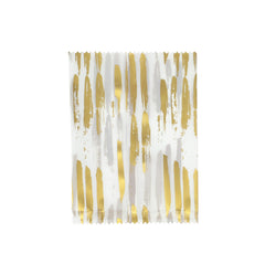 Brushed Paint Chiffon White Fin Seal Open Top Bag