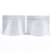 Double-Sided Glossy Horizontal Mylar StandStrong™ Coffee Valve Bags - Iced Coffee Arctic White