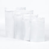 Matte Winter White Mylar Stand Strong® Bags