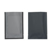 Half Coal Black Matte Plastic SlickSeal™ Bags with Frosted Window - Half Coal Black