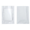 Whipped Cream White Matte Plastic SlickSeal™ Bags with Frosted Window - Whipped Cream White