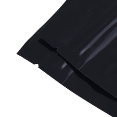 Glossy Mirror Black Metallic Mylar Flat QuickQlick® Bags