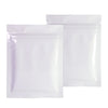 Glossy Milky White Metallic Mylar Flat QuickQlick® Bags - Milky White