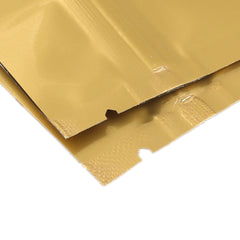 Glossy Royal Gold Metallic Mylar Flat QuickQlick® Bags