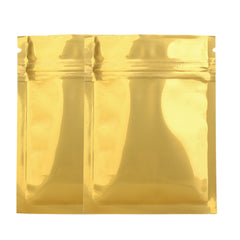 Glossy Royal Gold Metallic Mylar Flat QuickQlick® Bags