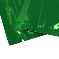 Glossy Forest Green Metallic Mylar Flat QuickQlick® Bags