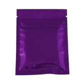 Glossy Grape Purple Metallic Mylar Flat QuickQlick® Bags