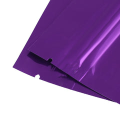 Glossy Grape Purple Metallic Mylar Flat QuickQlick® Bags