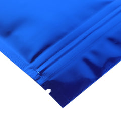 Glossy Lapis Lazuli Blue Metallic Mylar Flat QuickQlick® Bags