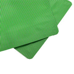 Baseball Green Stripe Design Mylar Stand Strong® Bags
