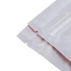 Matte Half Clementine Orange Metallic Mylar Flat QuickQlick® Bags