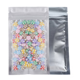 Matte Half Steel Silver Metallic Mylar Flat QuickQlick® Bags