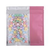 Matte Half Pretty Pink Metallic Mylar Flat QuickQlick® Bags