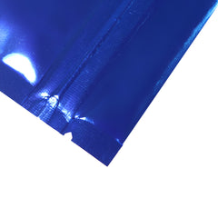 Glossy Half Lapis Lazuli Blue Window Mylar Flat QuickQlick® Bags