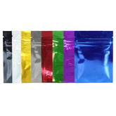 Flat Mylar Bags with Single Side Glossy Window