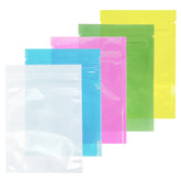 Glossy Transparent Plastic Flat Zipper Seal Bags