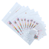 Glossy Clear Front & Half Polar White Polyethylene Flat Zipper Seal Bags with Hang Hole